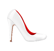 Dove White Heels